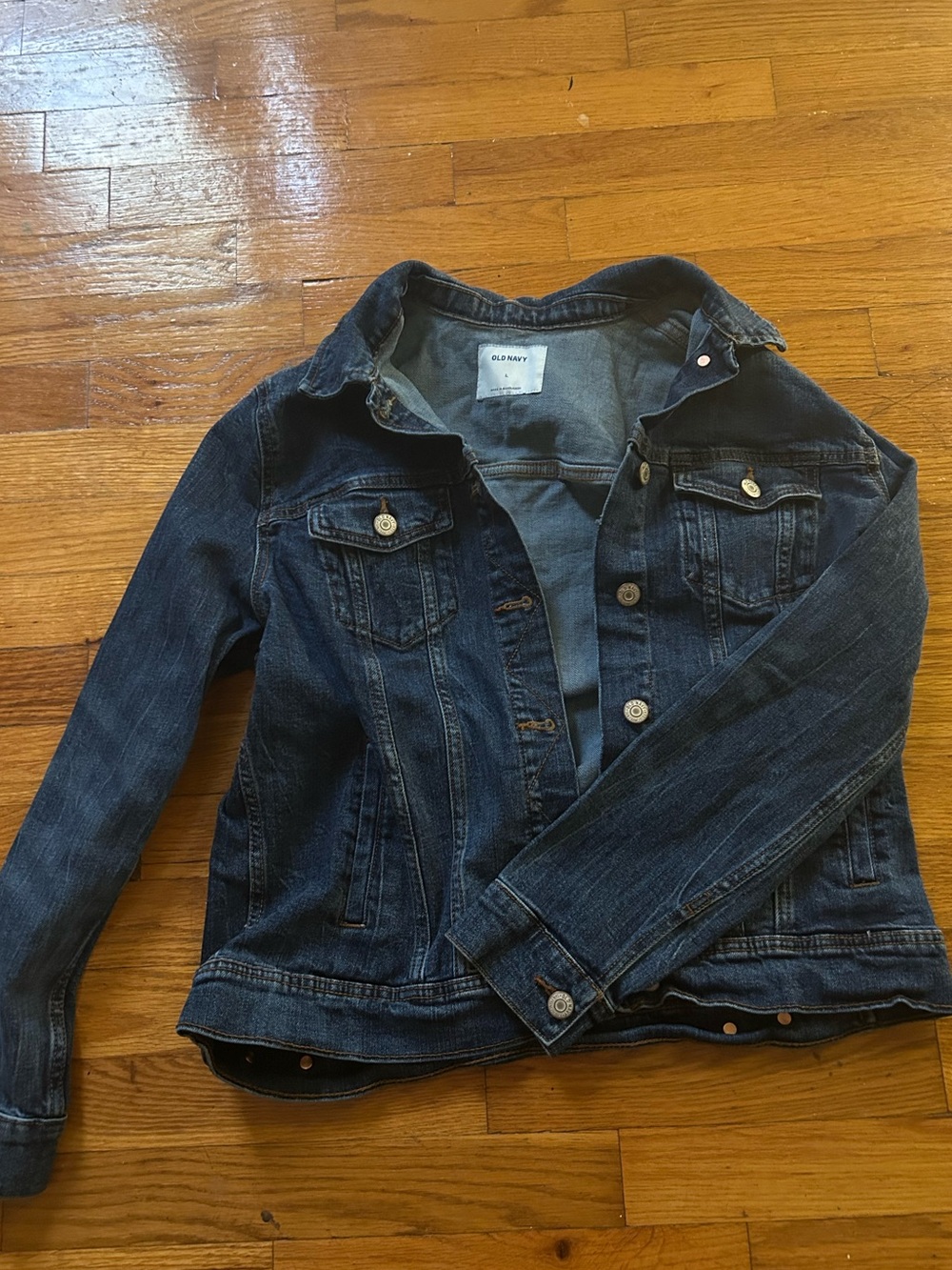 Old Navy Dark Blue Denim Jean Jacket